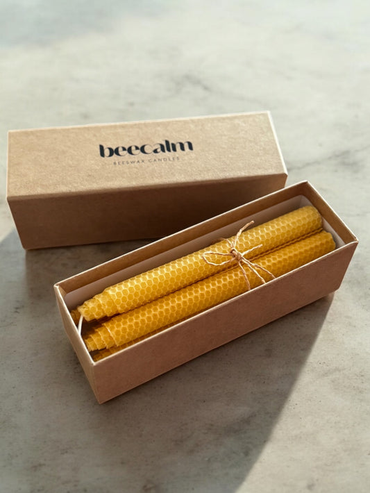 Hand rolled candles - set of 5